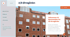 Desktop Screenshot of ab-oernegaarden.dk